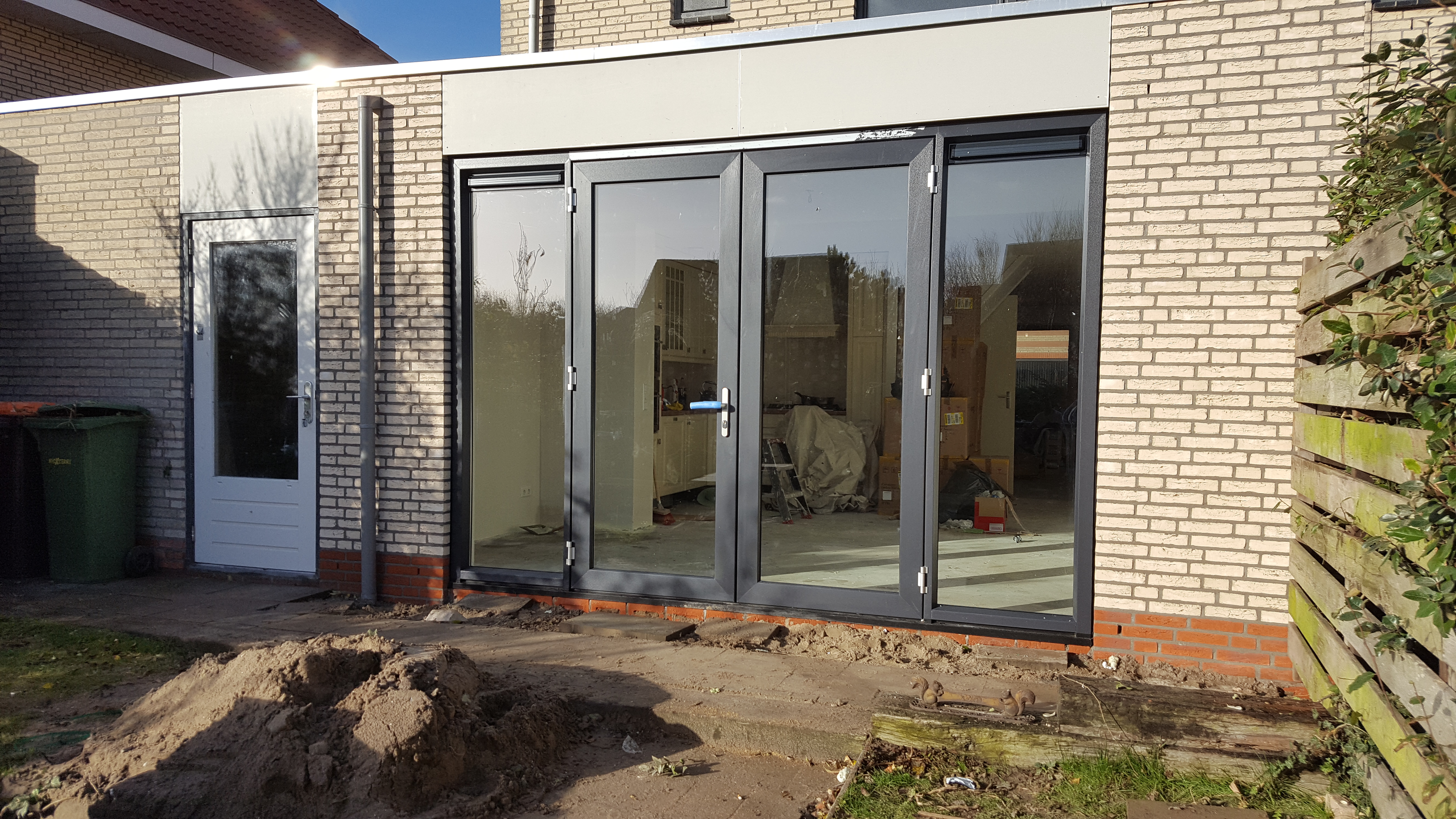 Project: Aanbouw aan de achterzijde van een woning.