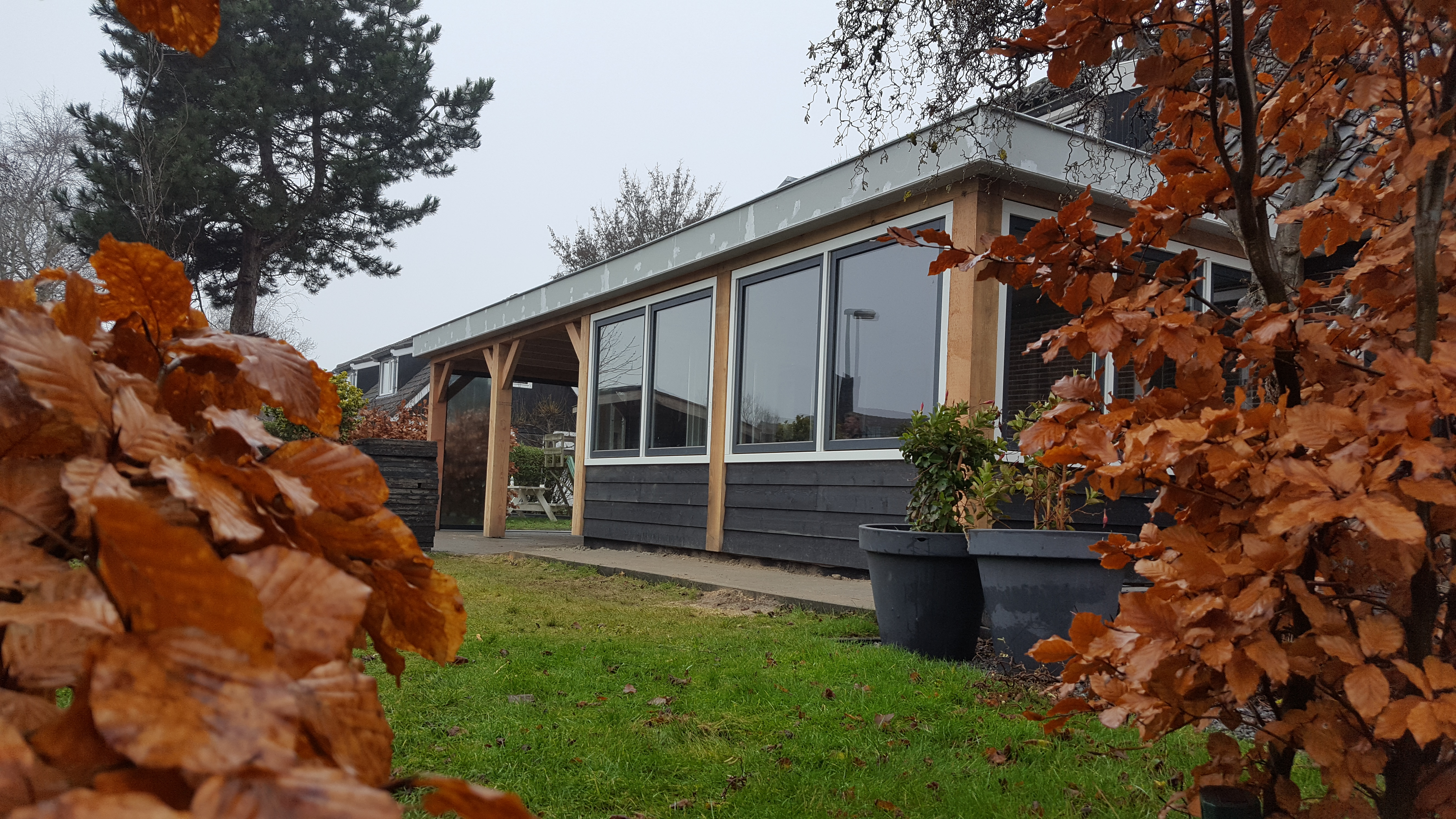 Project: Aanbouw aan de zijkant van een woning inclusief veranda